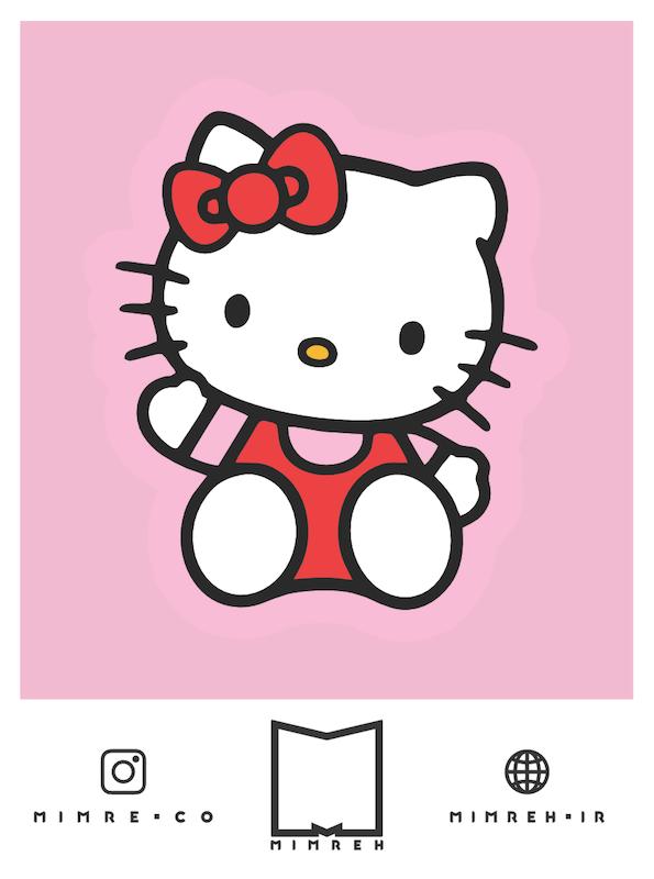 استیکر Hello kitty13