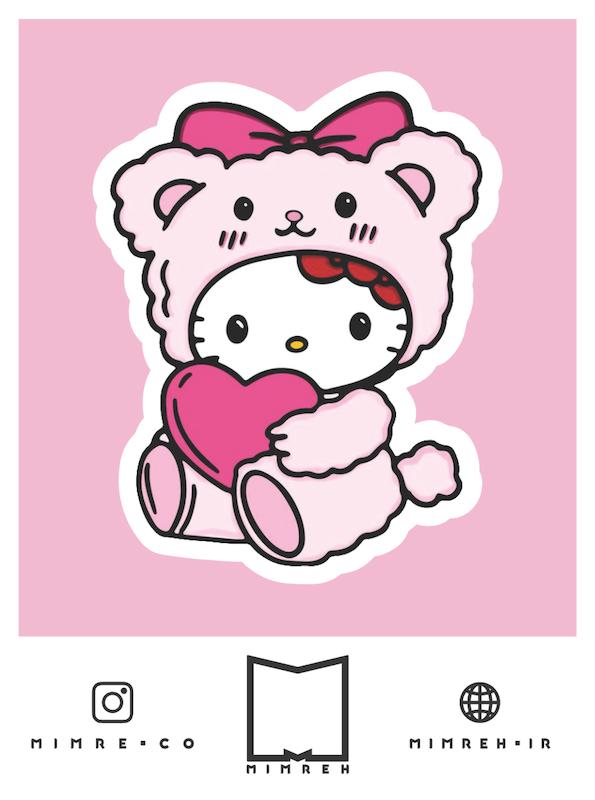 استیکر Hello kitty9