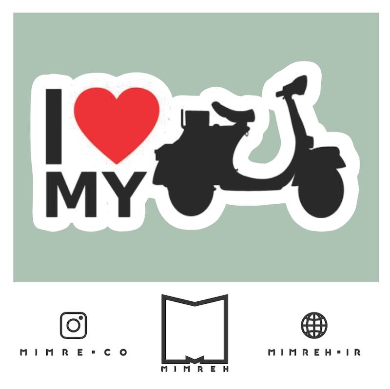 استیکر Vespa9