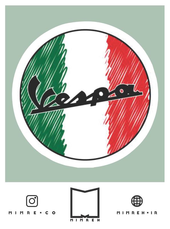 استیکر Vespa7