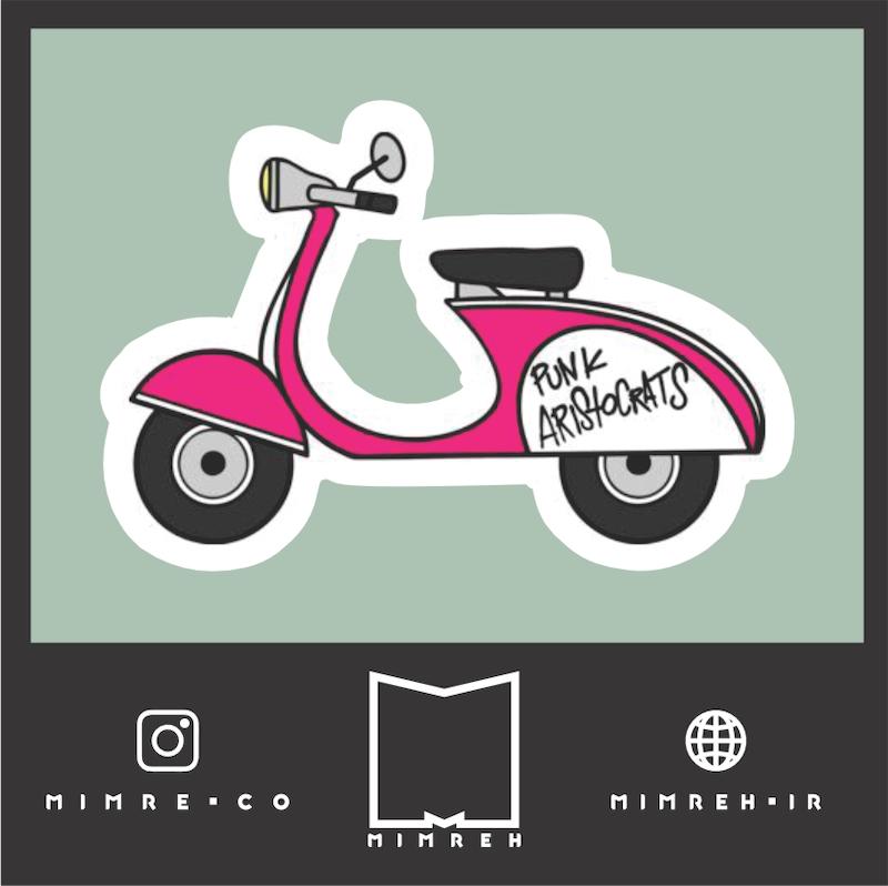 استیکر Vespa6