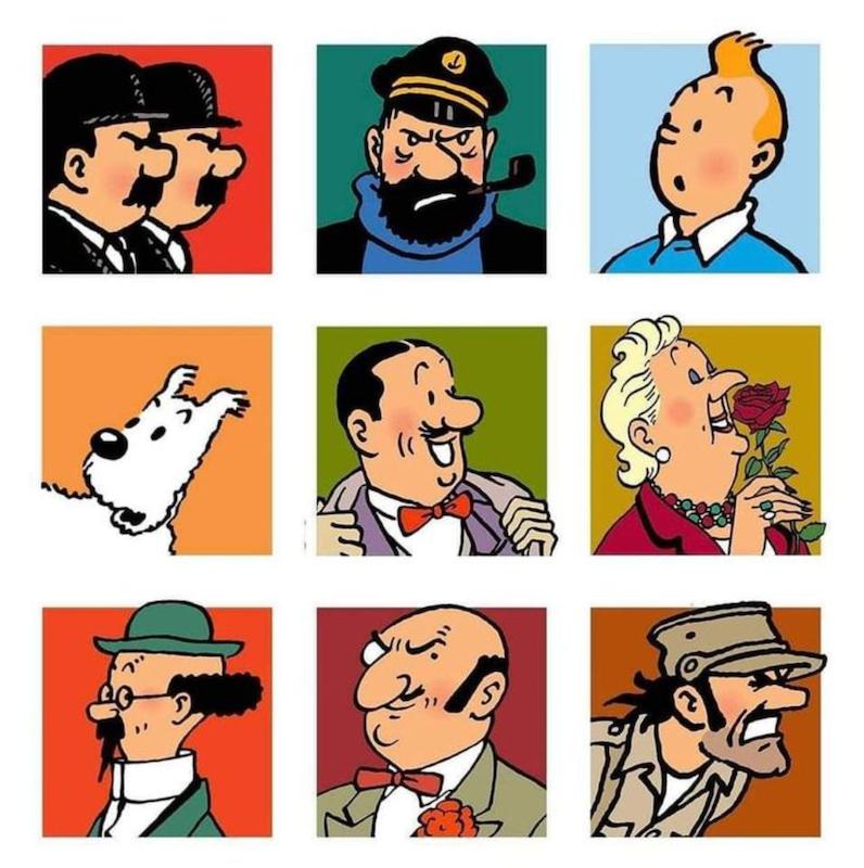 استیکر پک Tintin1
