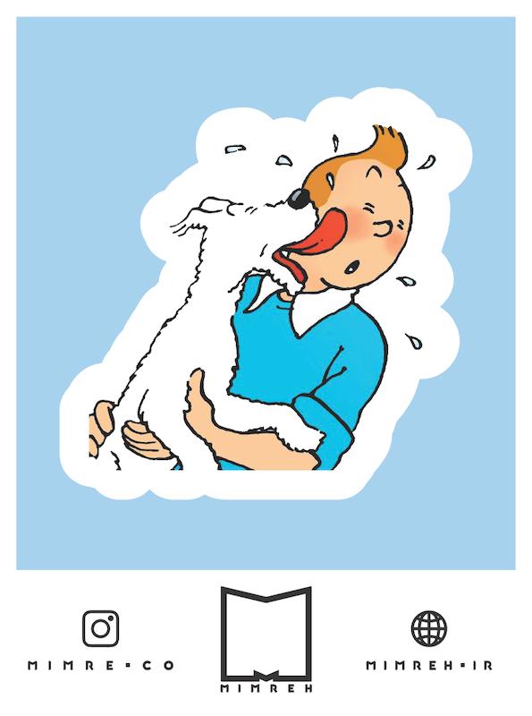 استیکر Tintin18