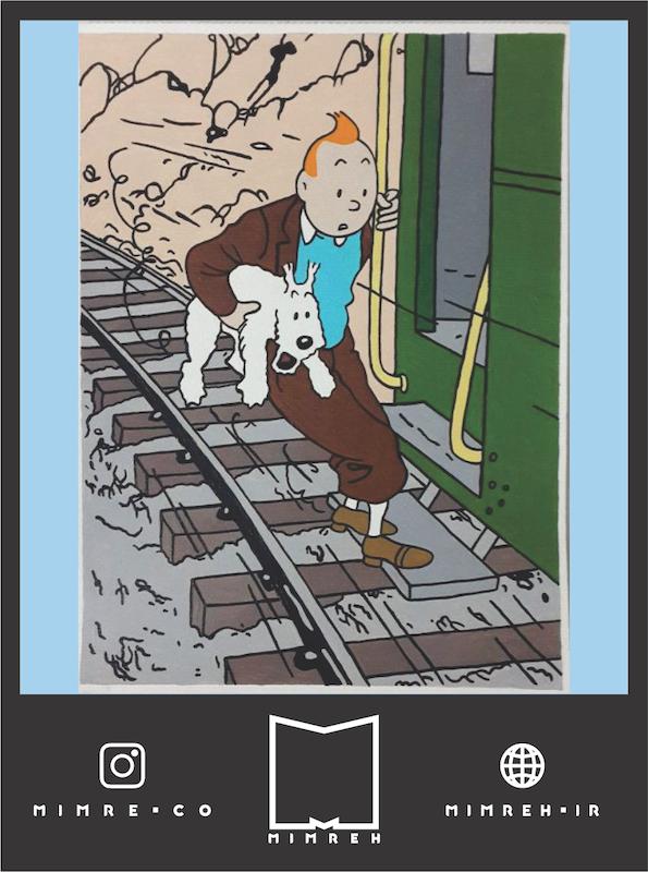 استیکر Tintin19