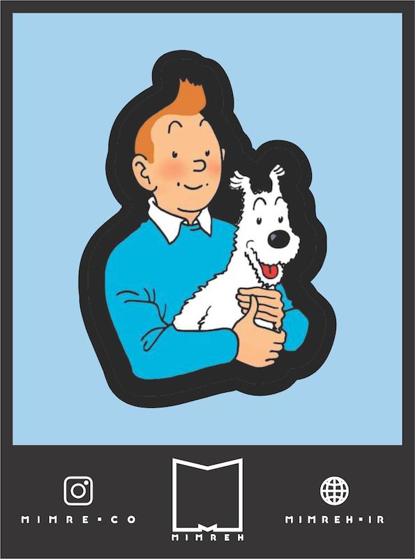 استیکر Tintin15