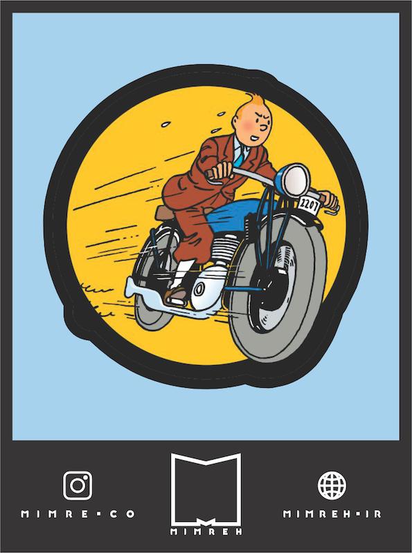 استیکر Tintin9