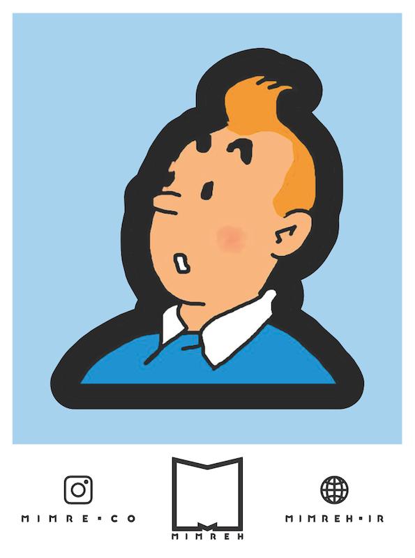 استیکر Tintin10