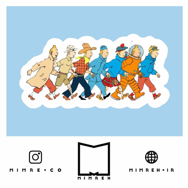 استیکر Tintin8