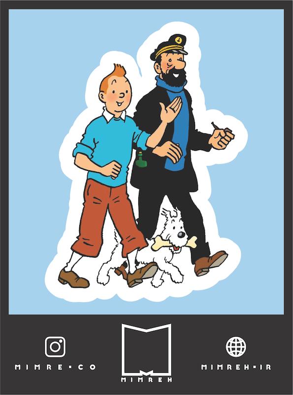 استیکر Tintin2
