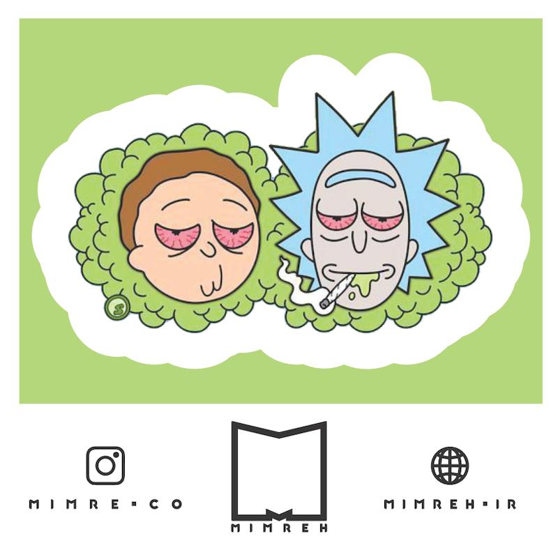 استیکر rickandmorty37