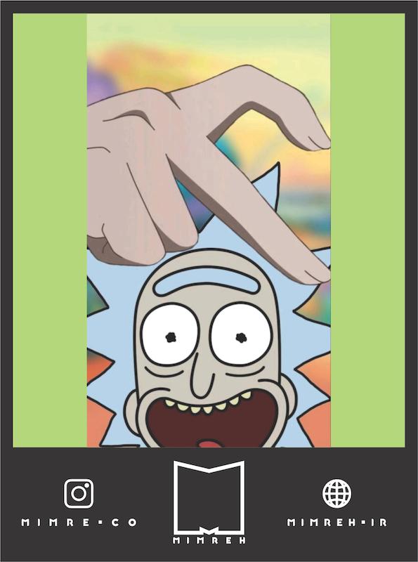 استیکر rickandmorty16