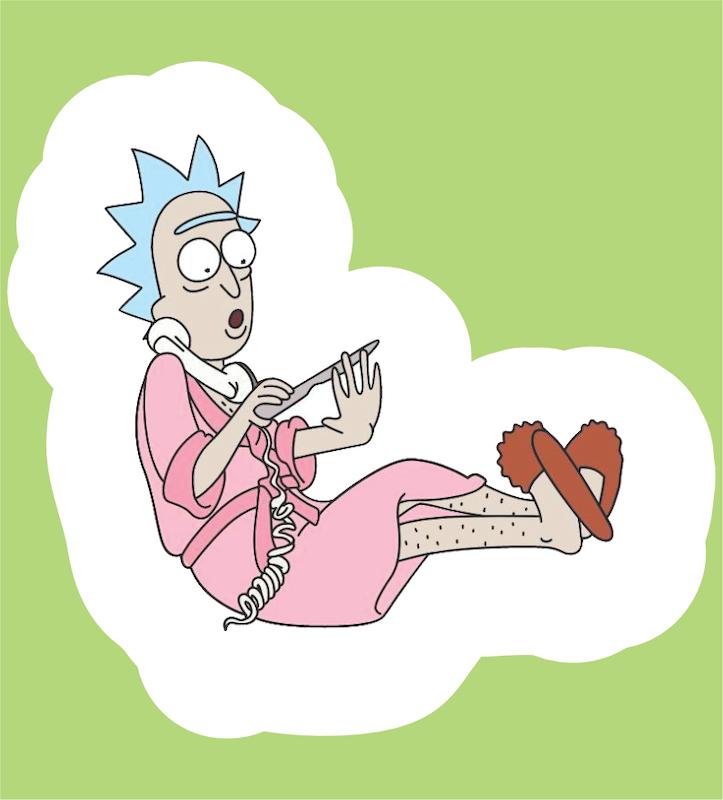 استیکر rickandmorty17