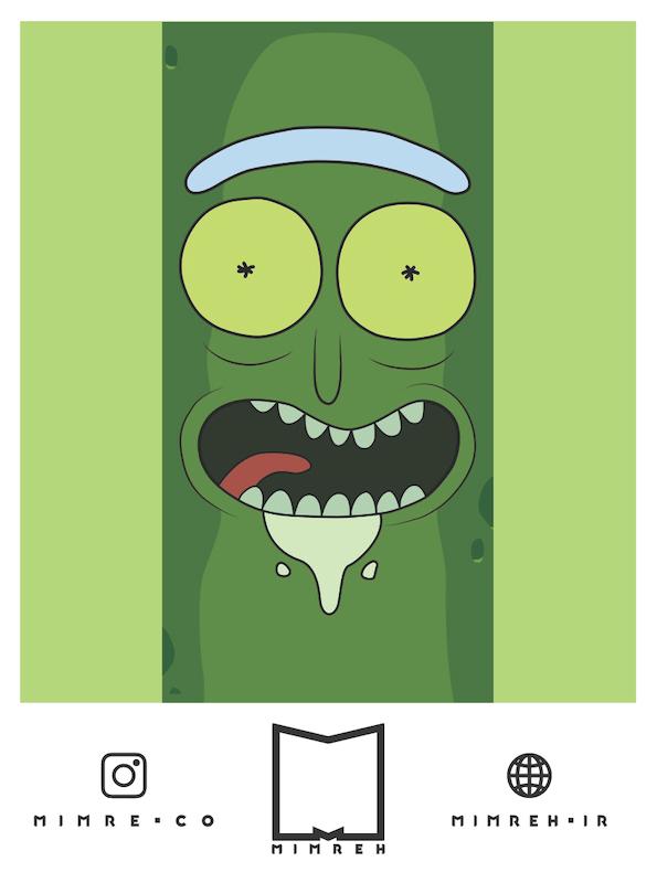 استیکر rickandmorty19