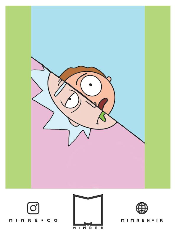 استیکر rickandmorty25