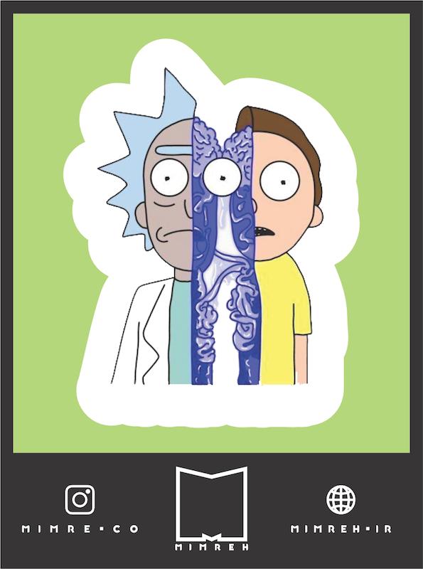 استیکر rickandmorty26