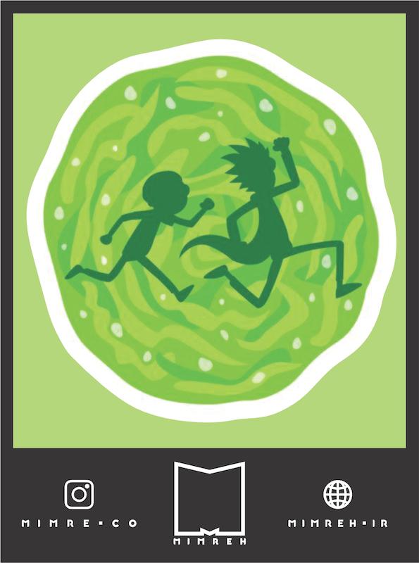 استیکر rickandmorty33