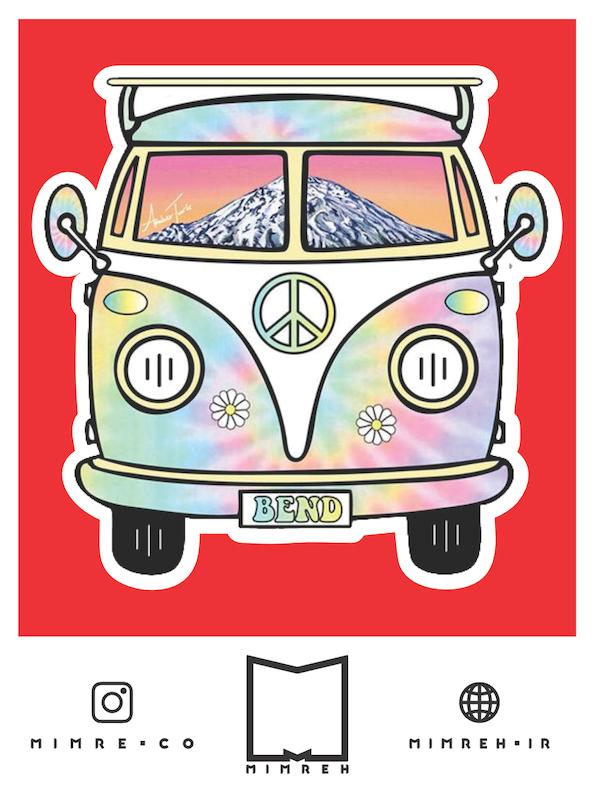 استیکر Hippie9
