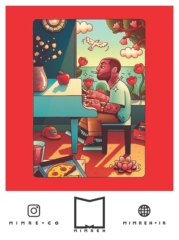 استیکر Hippie5