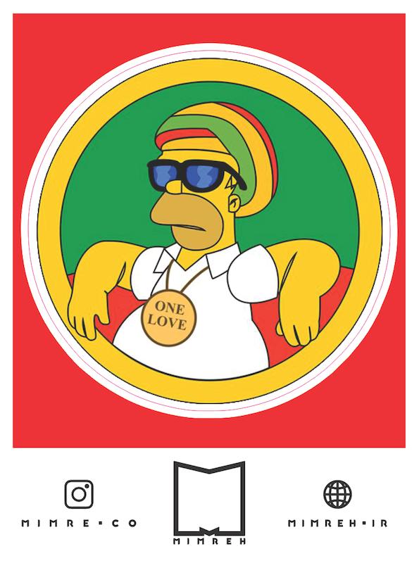 استیکر Hippie3