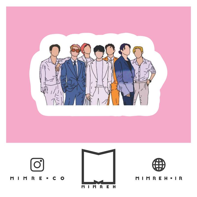 استیکر korean - anime - bts105