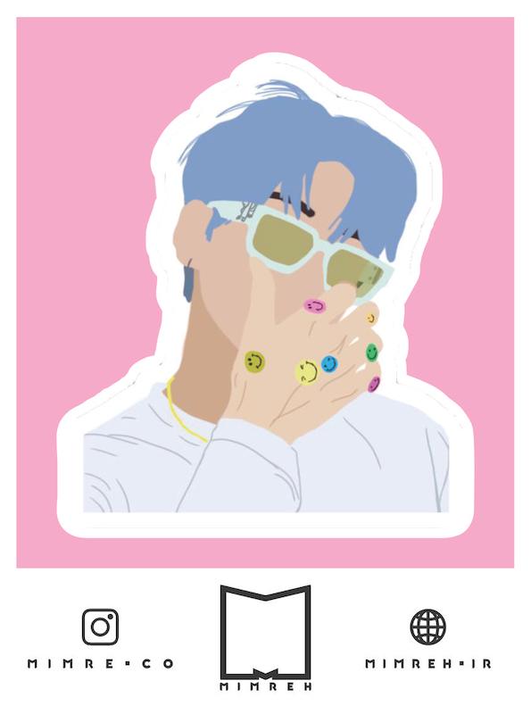 استیکر korean - anime - bts89