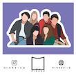 استیکر friends31