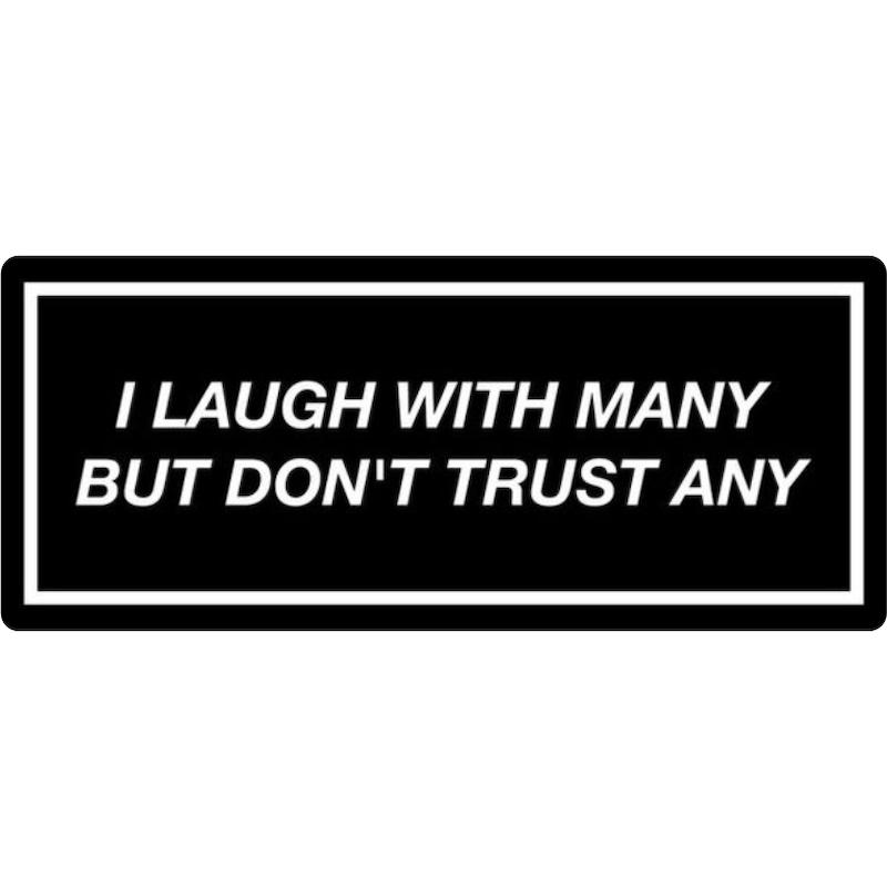 استیکر I Laugh With Many