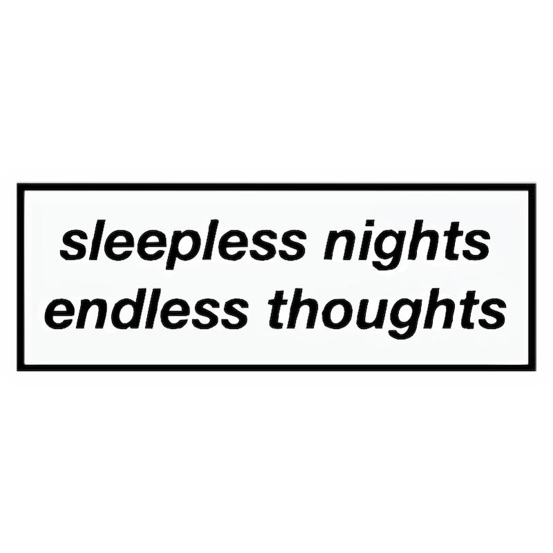 استیکر Sleepless Nights