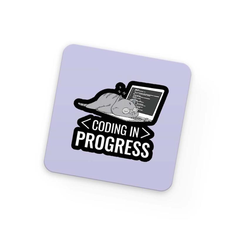 زیر لیوانی Coding in Progress