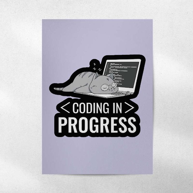 پوستر Coding in Progress