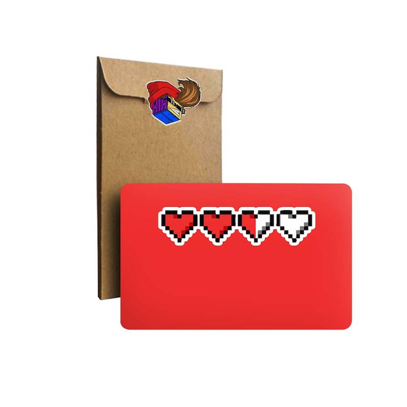 استیکر کارت Live Heart