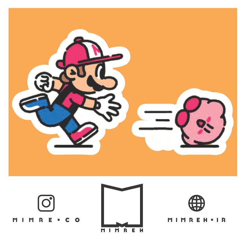 استیکر Super Mario