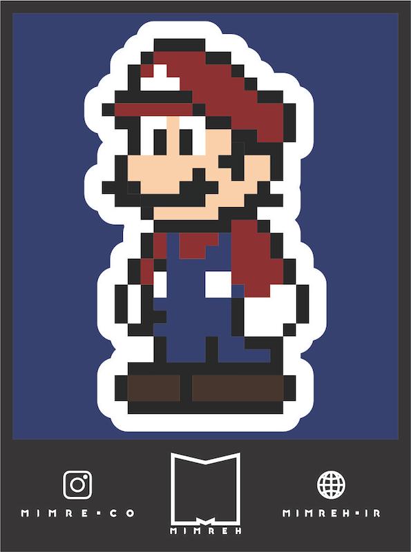 استیکر Super Mario