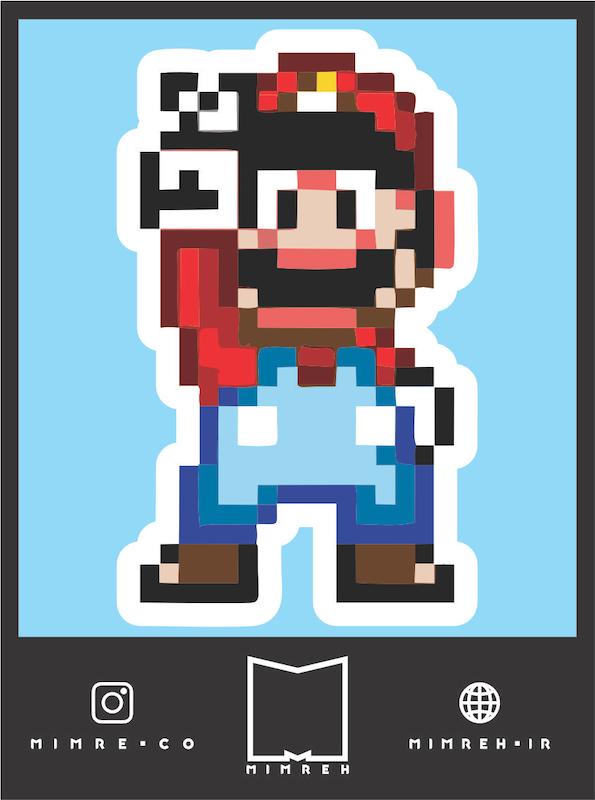 استیکر Super Mario