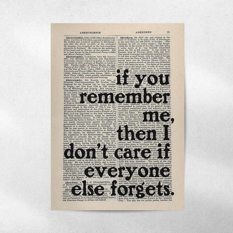 پوستر If You Remember Me