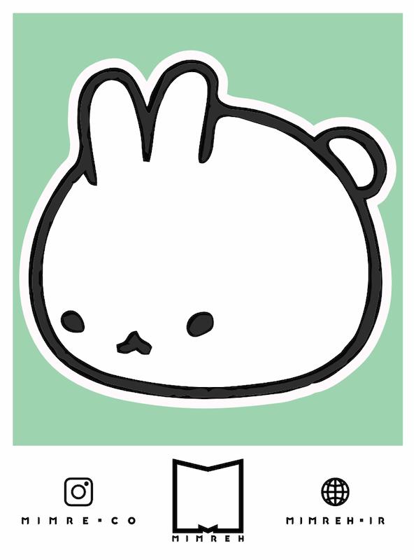 استیکر Cute Rabbit