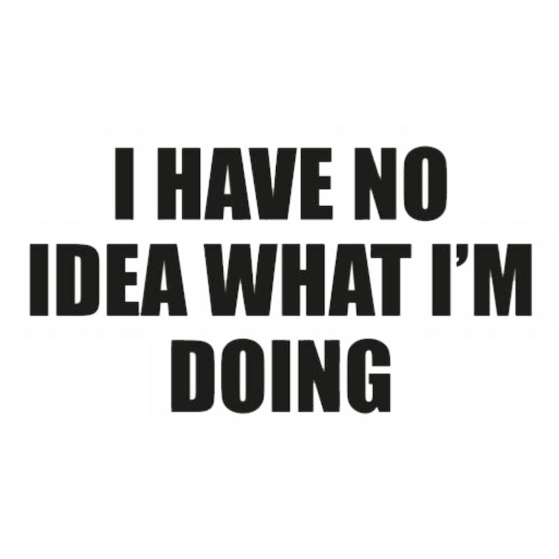 استیکر I Have No Idea