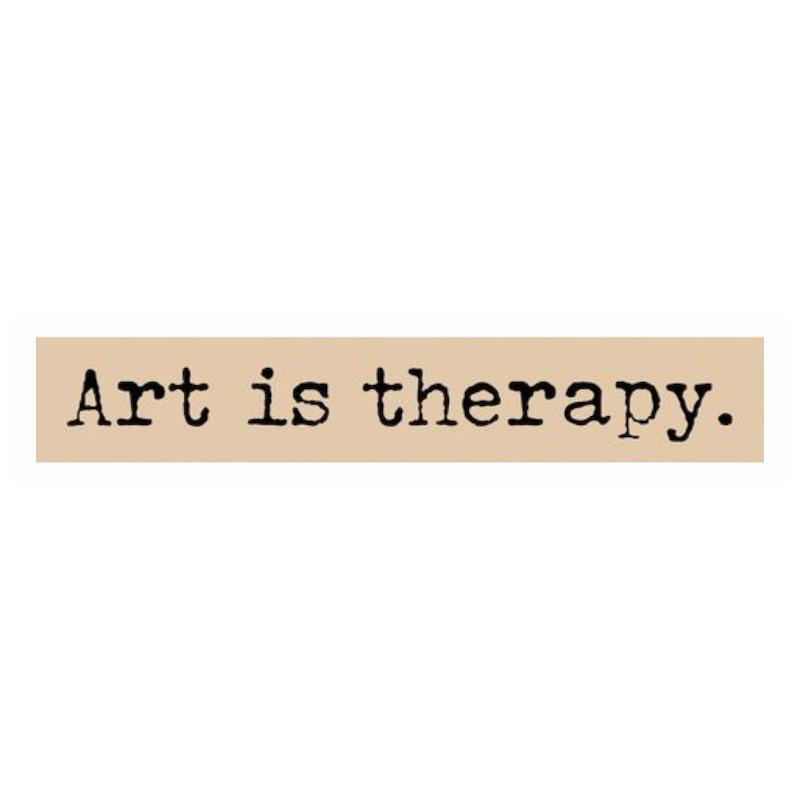 استیکر Art is Therapy