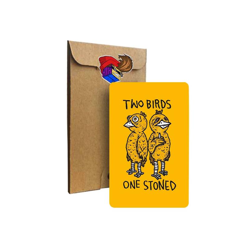 استیکر کارت Hippie Birds