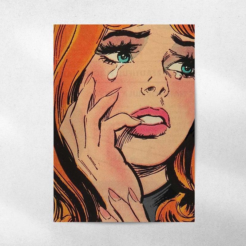 پوستر Girl - Vintage