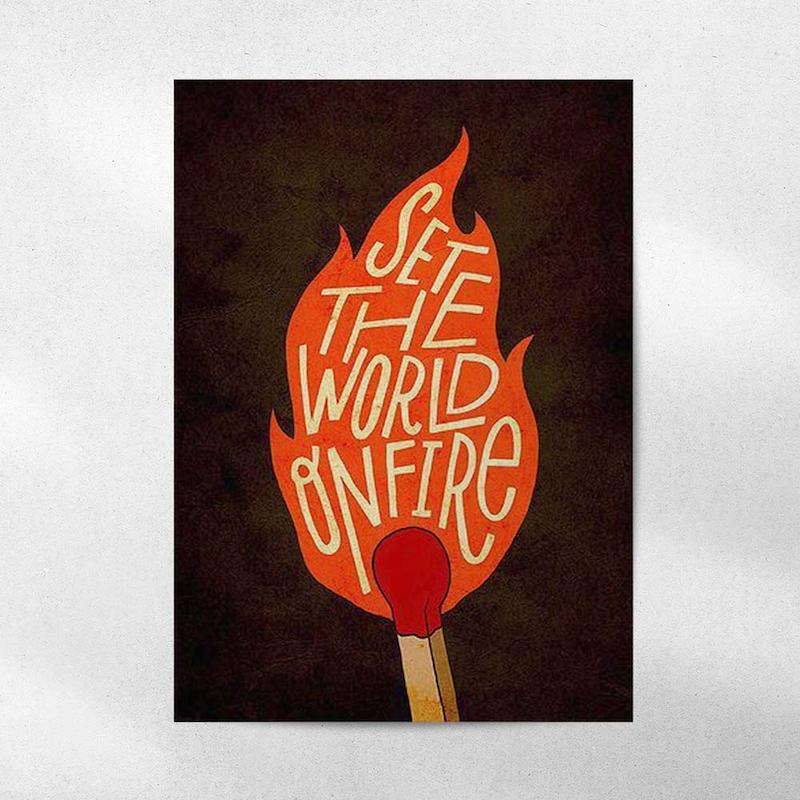 پوستر Set The World On Fire