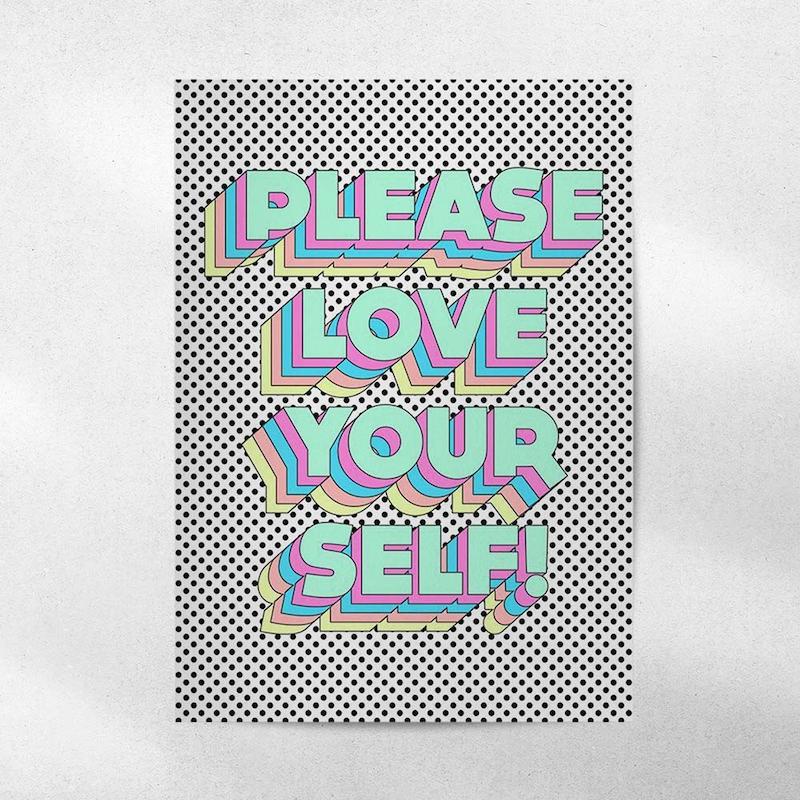 پوستر Please Love Your Self