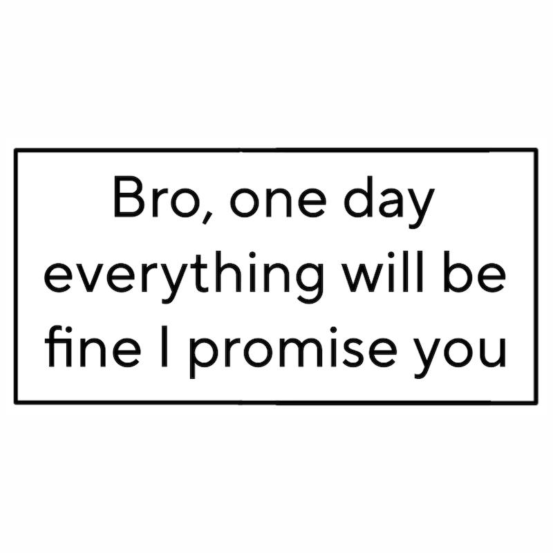 استیکر Bro One Day
