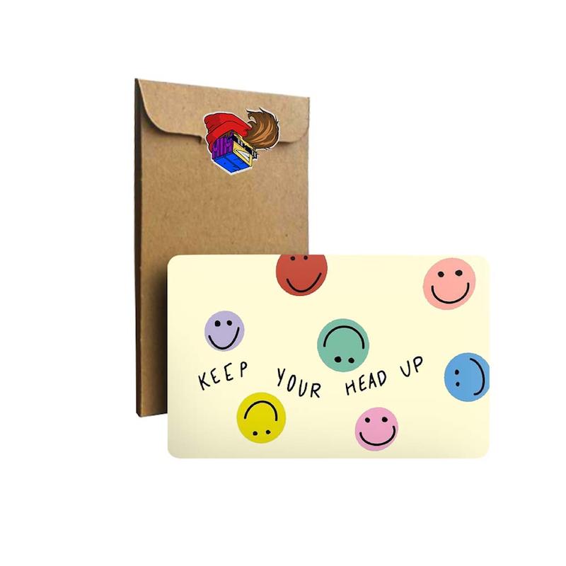 استیکر کارت Smiley Face