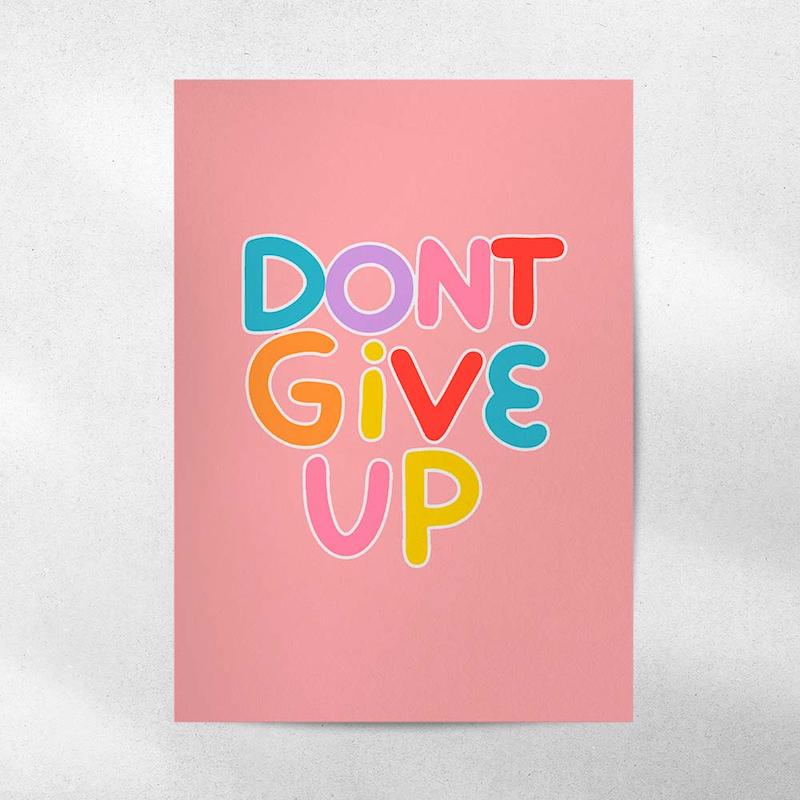 پوستر Don't Give Up