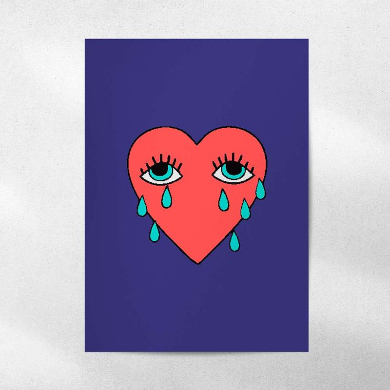 پوستر Crying Heart