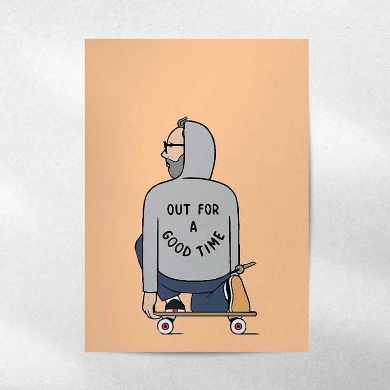 پوستر Cool Skater