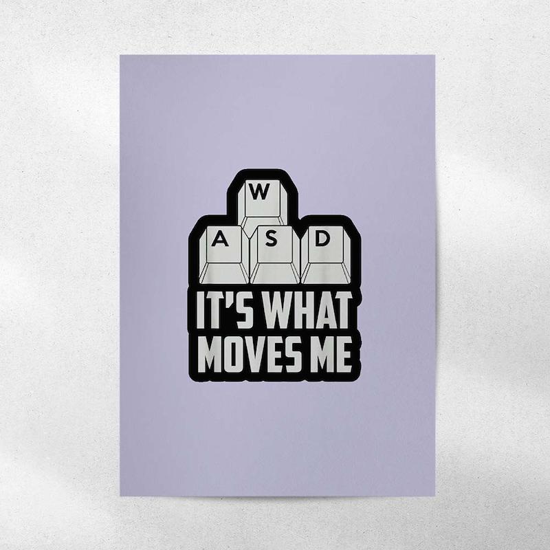 پوستر It's what moves me