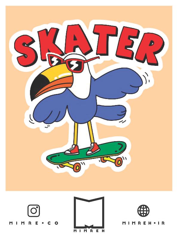 استیکر Skate