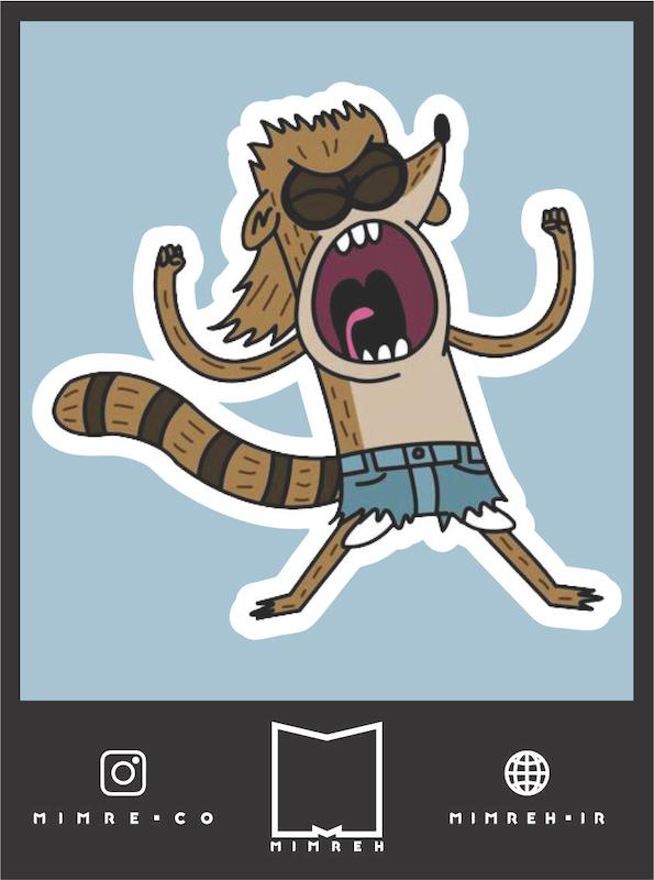 استیکر Rigby